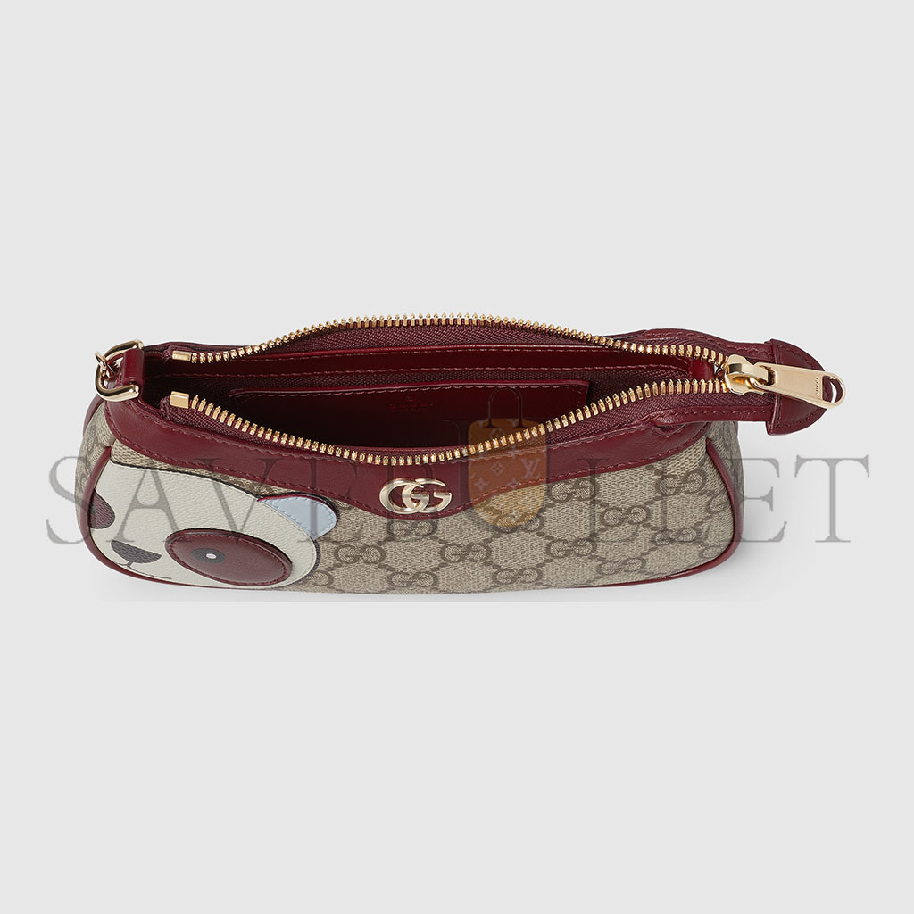 GUCCI GG MINI BAG WITH PANDA DETAIL 818763 (19*10*3.5cm)